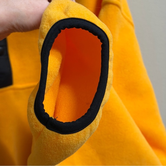 NEW Vintage Woolrich Quarter Snap Fleece Pullover Men’s 2XL Made in USA Yellow - Picture 7 of 13